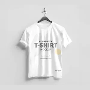Free Hanging T-Shirt Mockup