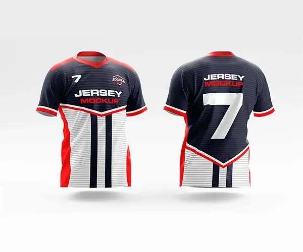 Free Sport Jersey PSD Mockup
