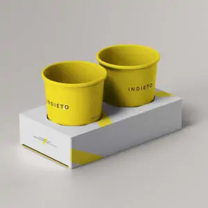 Free Paper Cup Holder Mockup