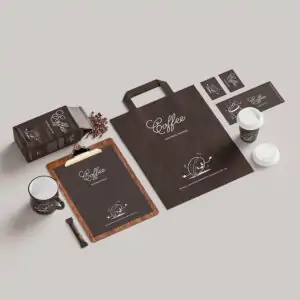 Free Coffee Branding / Stationery Mockup (PSD)