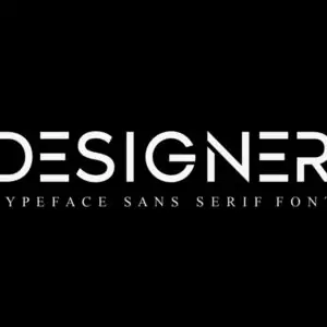 Free DESIGNER Sans Serif Typeface (Font)