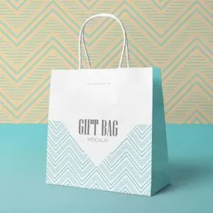 Free Beautiful Gift Bag Mockup (PSD)