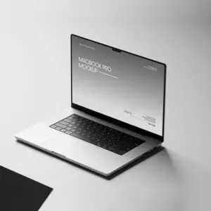 Free Macbook Pro 16 Mockup (PSD)