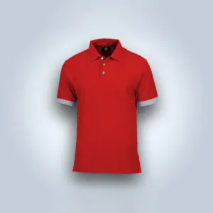 Free Red Polo Shirt Mockup (PSD)