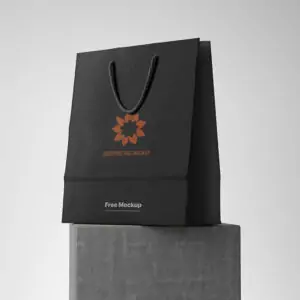 Free Paper Shopping Bag Mockup (PSD)
