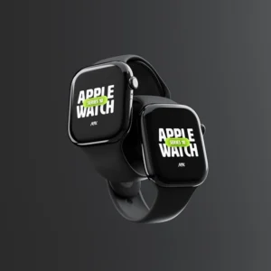 Free Floating Apple Watches Series 10 Mockup (PSD)