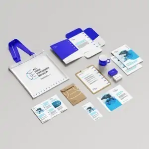 Free Stationery Branding Materials Mockup (PSD)