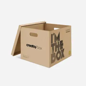 Free Square Box Mockup (PSD)