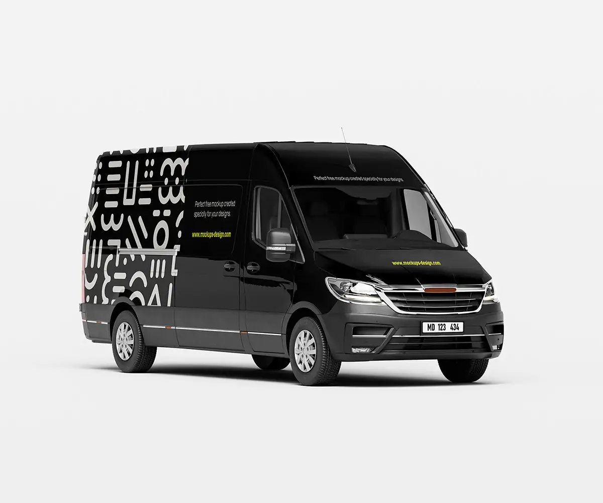 Free Van / Car Mockup PSD