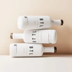 Free White Matte Bottles Mockup (PSD)