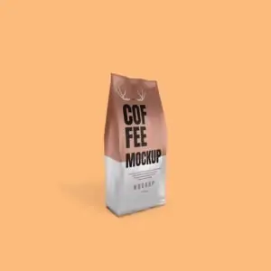 Free Coffee Bag Mockup (PSD)