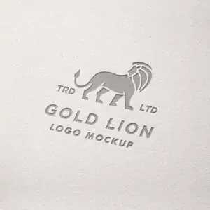 Free Luxury White Paper Debossed Logo Mockup (PSD)