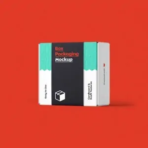 Free Product Delivery Box Mockup (PSD)