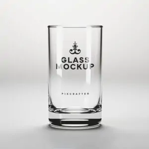 Free Water Glass Mockup (PSD)