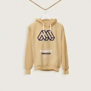 Free Hanging Hoodie Mockup (PSD)