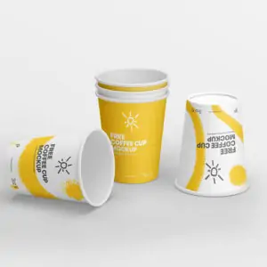 Free Simple Coffee Cup Mockup (PSD)