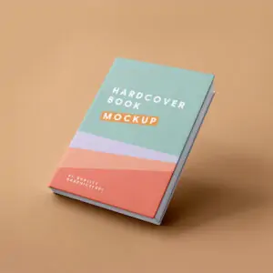Free Hardcover Book Mockup (PSD)