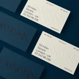 Free OSMOSIS Business Card Mockup Vol.3 (PSD)