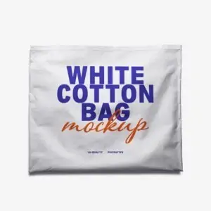 Free White Cloth Bag Mockup (PSD)