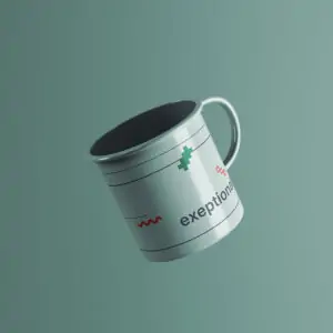 Free Enamel Coffee Mug Mockup (PSD)