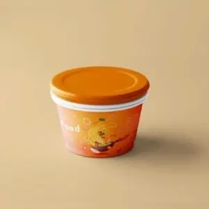 Free Food Delivery Container / Instant Noodles Tub Mockup (PSD)
