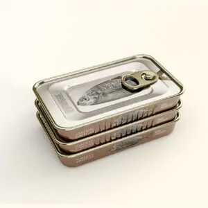 Free Sardine Fish Container Mockup (PSD)