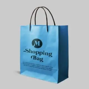 Free Paper Shopping Bag Mockup (PSD)