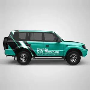 Free Toyota Prado Land Cruiser Mockup (PSD)