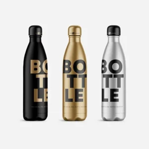 Free Water Bottles Mockup (PSD)