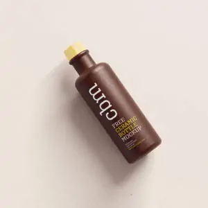 Free Ceramic Bottle with Wooden Cap Mockup (PSD)