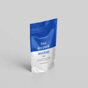 Free Plastic Doypack Mockup (PSD)