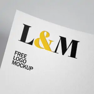 Free Business Card Logo Mockup (PSD)