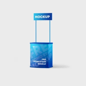 Free Promotional Stand Mockup (PSD)