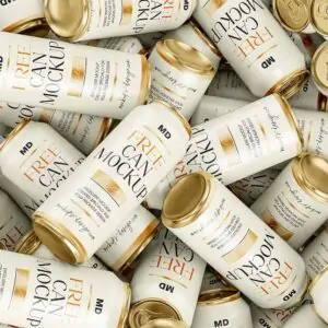 Free Aluminum Soda Cans Mockup (PSD)