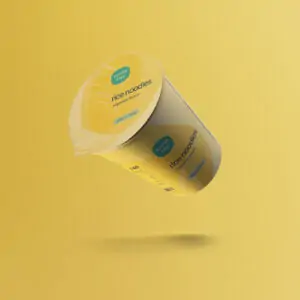 Free Noodles Paper Cup Mockup (PSD)