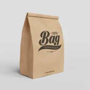 Free Paper Bag Packaging Mockup (PSD)