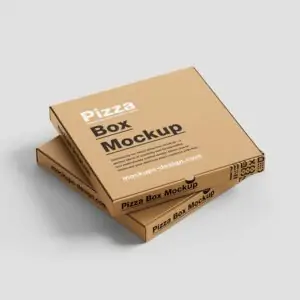 Free Square Pizza Box Mockup (PSD)