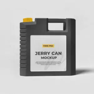 Free Plastic Jerry Can Mockup (PSD)