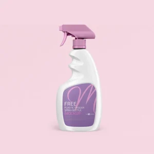 Free Plastic Trigger Spray Bottle Mockup (PSD)