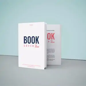 Free Standing Book Cover Mockup (PSD)