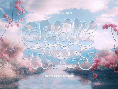 free glass chrome effect