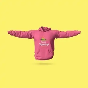 Free Ploating Hoodie Branding Mockup (PSD)