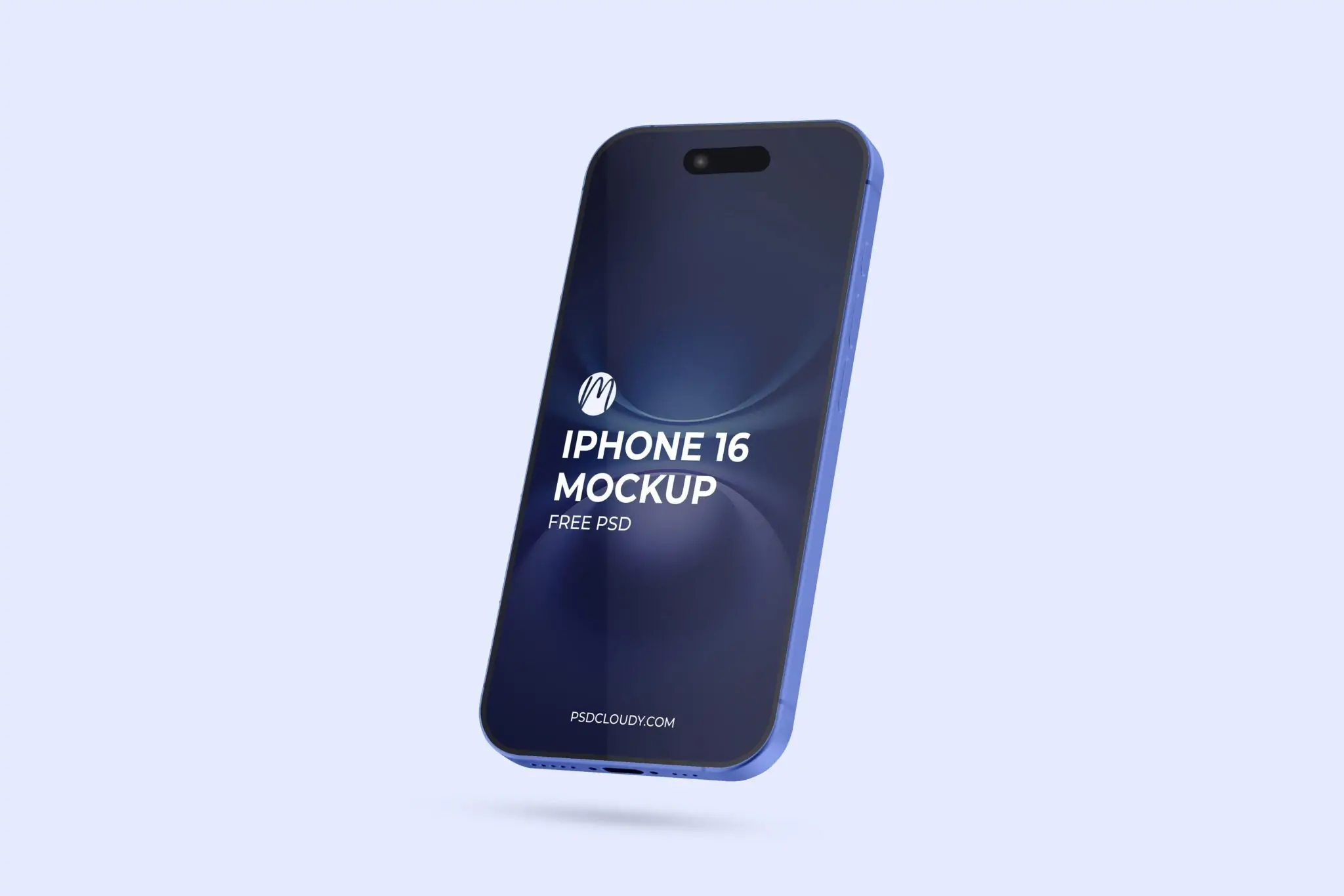 Free iphone 16 Pro Mockup (PSD)