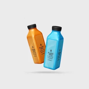 Free Plastic Juice Bottles Mockup (PSD)