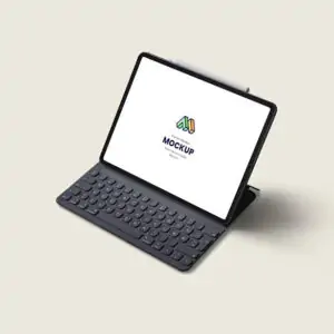 Free iPad Pro PSD Mockup (PSD)