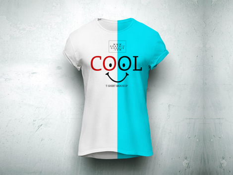 Free Cool T Shirt MockUp For Branding