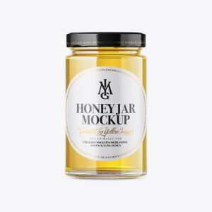 Free-Glass-Honey-Jar-Mockup