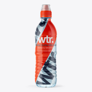 Free 500ml Sport Water Bottle Mockup PSD