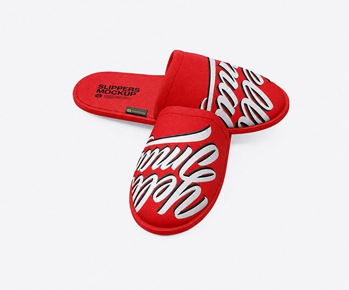 Free Slippers Mockup PSD